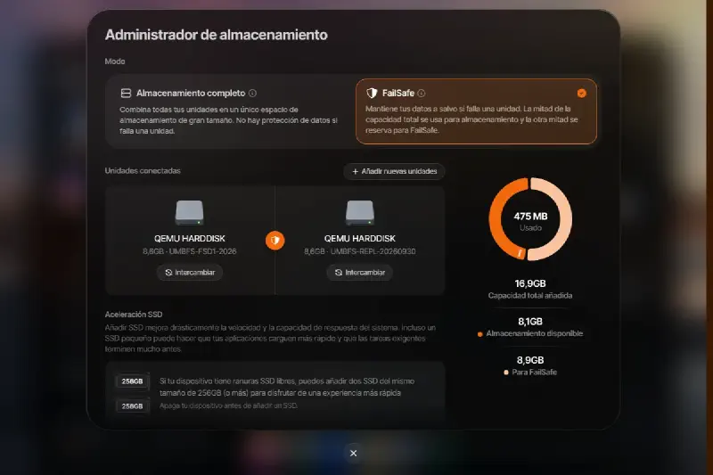 FailSafe después de incorporar el reemplazo